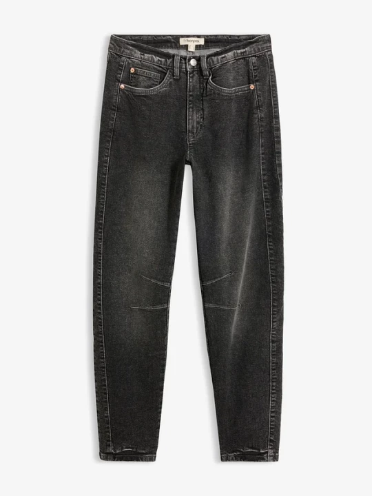 Obrázek produktu Jeansy mom, wysoki stan BonPrix szary