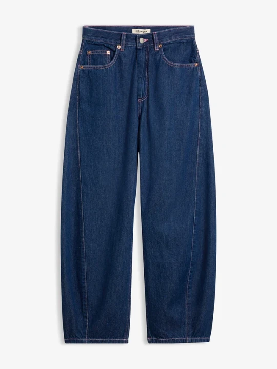 Obrázek produktu Jeansy o kroju balonowym, high waist BonPrix niebieski
