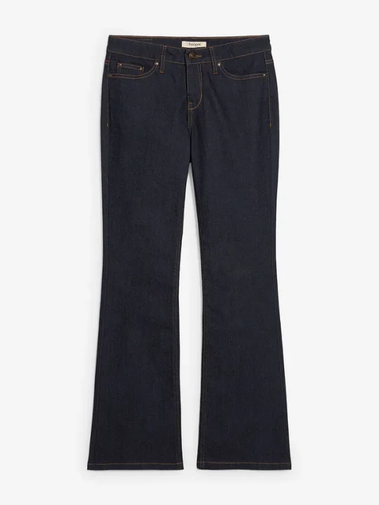 Obrázek produktu Jeansy o kroju bootcut, mid waist BonPrix niebieski