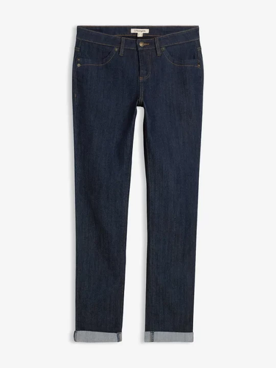 Obrázek produktu Jeansy ze stretchem straight, high waist BonPrix niebieski
