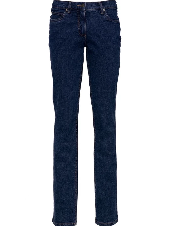 Obrázek produktu Jeansy ze stretchem straight, mid waist BonPrix niebieski