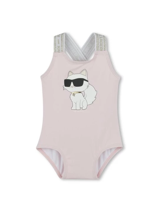 Obrázek produktu Jednodílné plavky KARL LAGERFELD růžová
