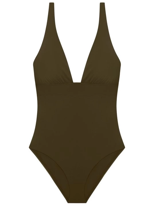 Obrázek produktu Jednodílné plavky Lauren Ralph Lauren olivová