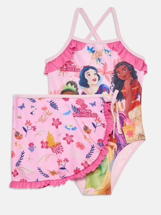 Obrázek produktu Jednodílné plavky Princess světle růžová