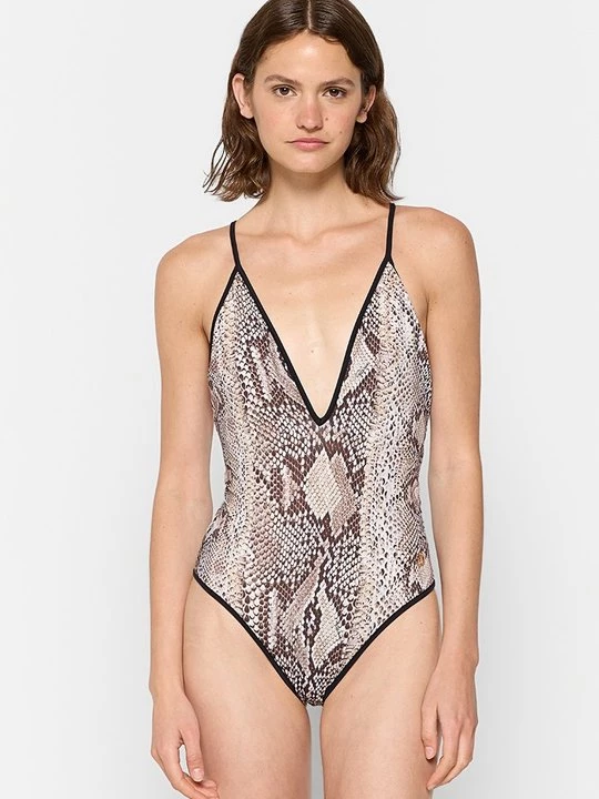 Obrázek produktu Jednodílné plavky Roberto Cavalli hnědá