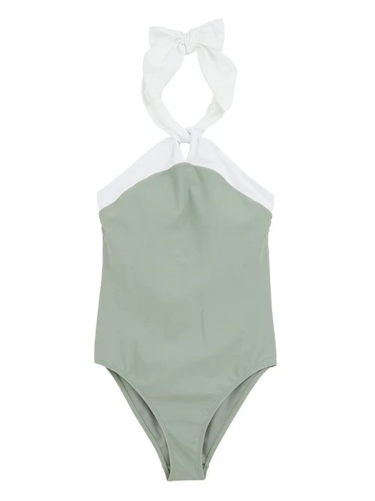 Obrázek produktu Jednodílné plavky WE Fashion světle zelená