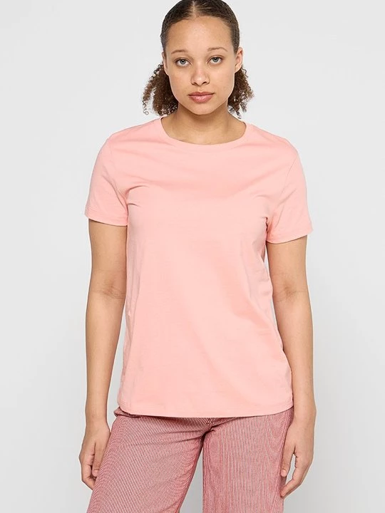 Obrázek produktu Jednoduché tričko Armani Exchange světle růžová