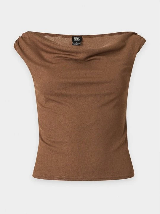 Obrázek produktu Jednoduché tričko BDG Urban Outfitters hnědá