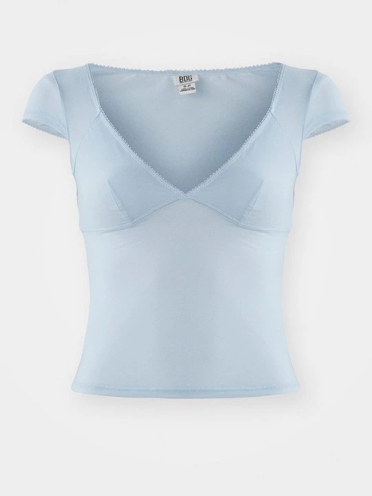 Obrázek produktu Jednoduché tričko BDG Urban Outfitters světle modrá