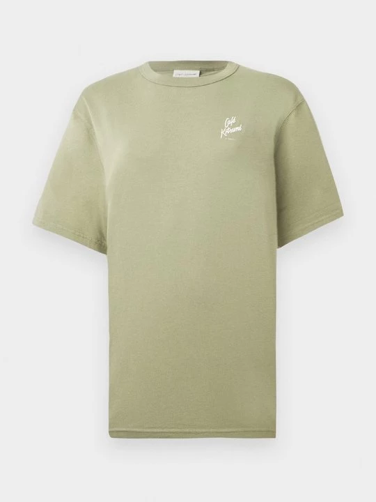 Obrázek produktu Jednoduché tričko Café Kitsuné khaki