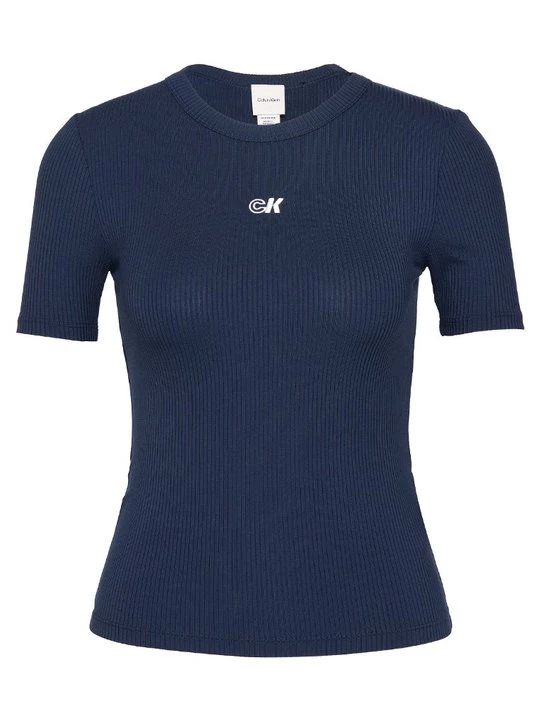 Obrázek produktu Jednoduché tričko Calvin Klein Jeans tmavě modrá