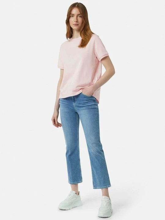 Obrázek produktu Jednoduché tričko Comma Casual Identity světle růžová