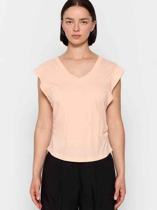 Obrázek produktu Jednoduché tričko DKNY meruňková