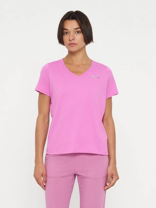 Obrázek produktu Jednoduché tričko DKNY růžová