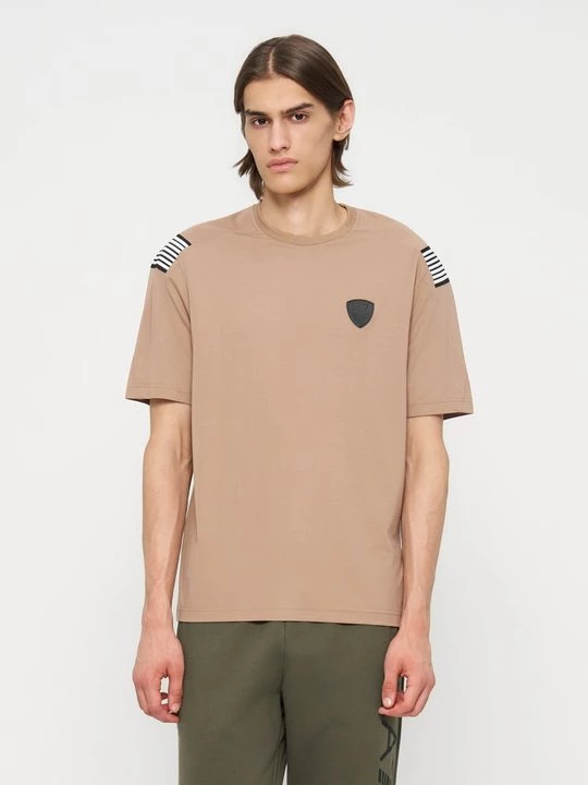 Obrázek produktu Jednoduché tričko EA7 Emporio Armani světle hnědá
