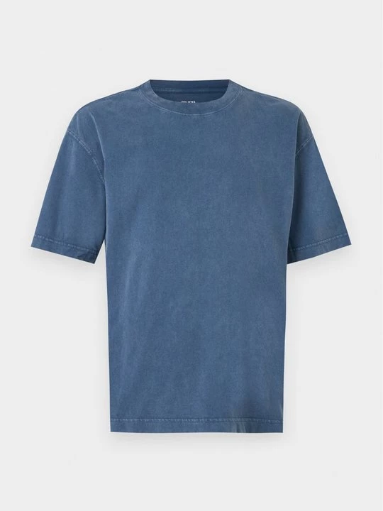 Obrázek produktu Jednoduché tričko Hollister Co. tmavě modrá