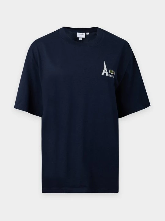 Obrázek produktu Jednoduché tričko Lacoste modrá
