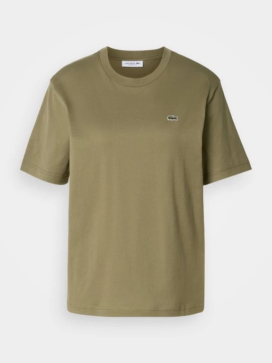 Obrázek produktu Jednoduché tričko Lacoste olivová