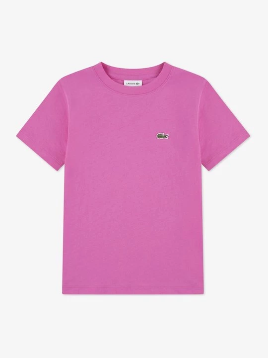Obrázek produktu Jednoduché tričko Lacoste růžová