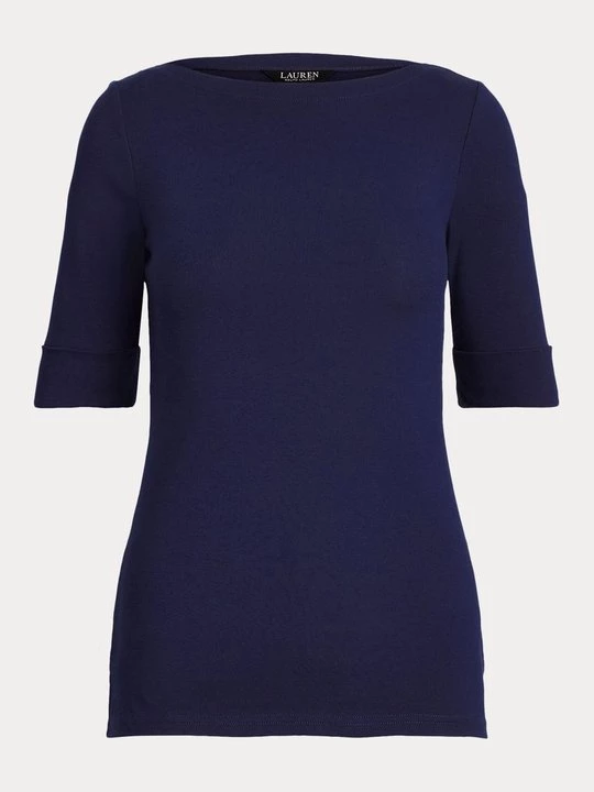 Obrázek produktu Jednoduché tričko Lauren Ralph Lauren tmavě modrá