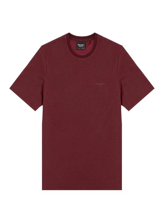 Obrázek produktu Jednoduché tričko Lyle & Scott bordó