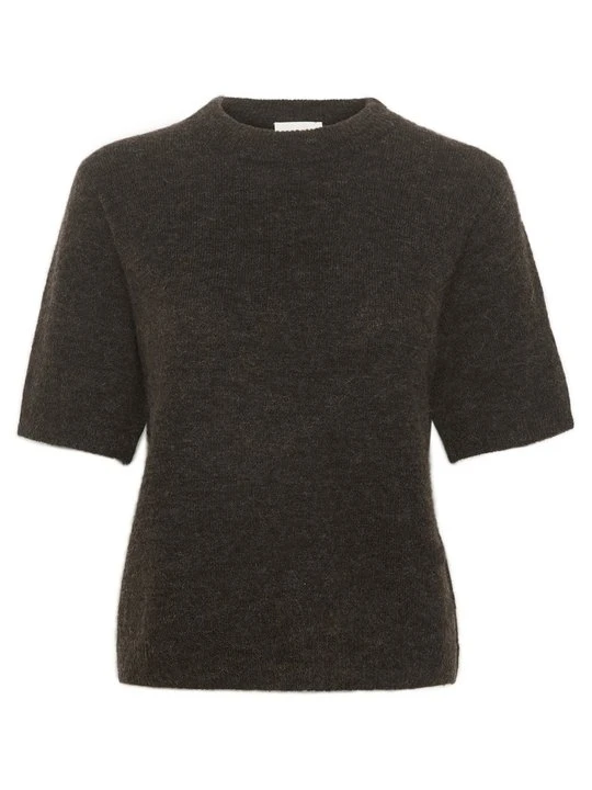 Obrázek produktu Jednoduché tričko My Essential Wardrobe tmavě hnědá