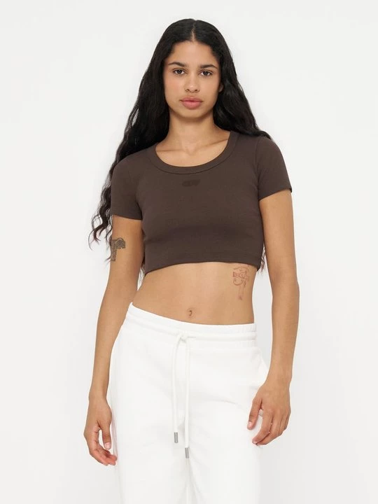 Obrázek produktu Jednoduché tričko Off White hnědá