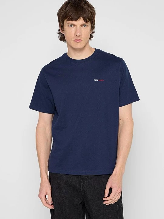 Obrázek produktu Jednoduché tričko Pepe Jeans tmavě modrá