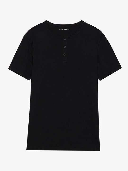 Obrázek produktu Jednoduché tričko Pier One By Zalando černá