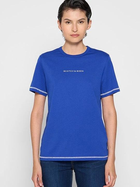 Obrázek produktu Jednoduché tričko Scotch & Soda modrá