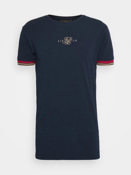 Obrázek produktu Jednoduché tričko SikSilk tmavě modrá