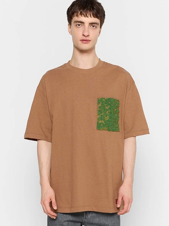Obrázek produktu Jednoduché tričko Timberland hnědá