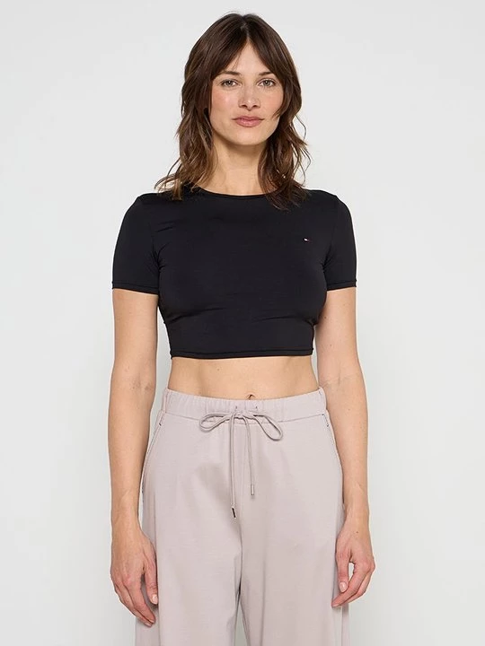 Obrázek produktu Jednoduché tričko Tommy Hilfiger černá