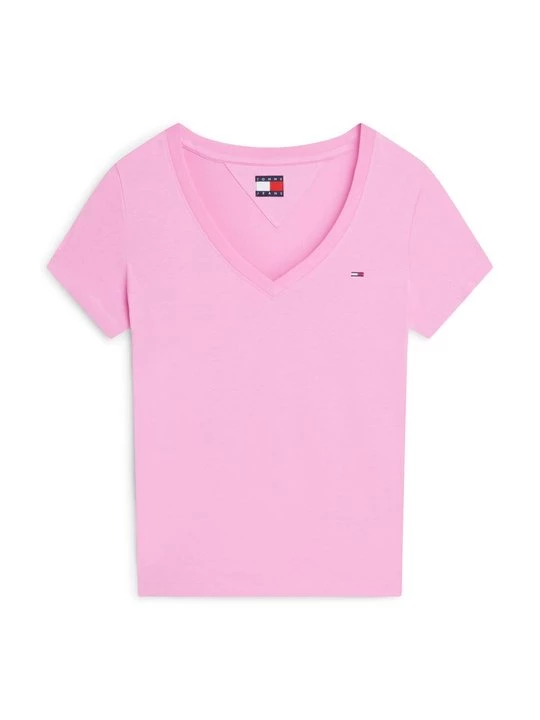 Obrázek produktu Jednoduché tričko Tommy Jeans růžová