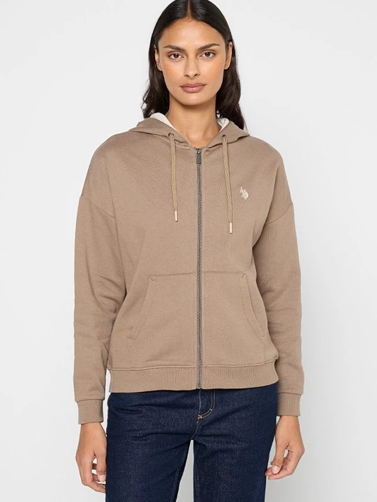 Obrázek produktu Jednoduché tričko U.S. POLO ASSN. světle hnědá