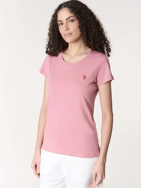 Obrázek produktu Jednoduché tričko U.S. POLO ASSN. světle růžová