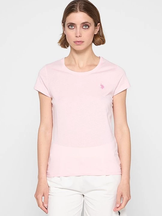 Obrázek produktu Jednoduché tričko U.S. POLO ASSN. světle růžová