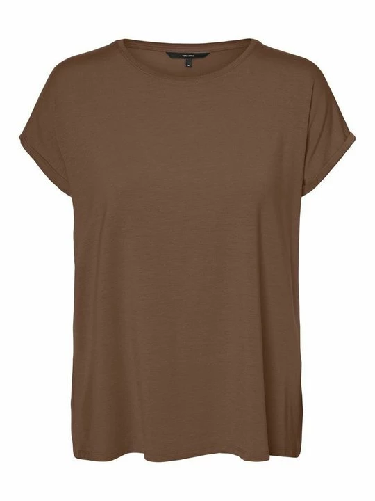 Obrázek produktu Jednoduché tričko Vero Moda hnědá