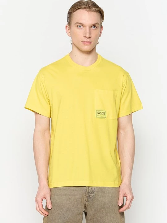 Obrázek produktu Jednoduché tričko Versace Jeans Couture žlutá