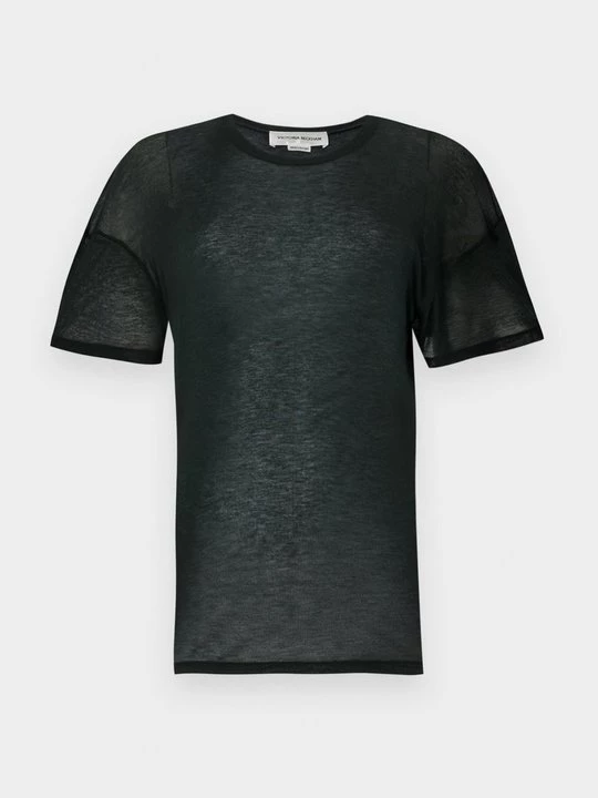 Obrázek produktu Jednoduché tričko Victoria Beckham tmavě zelená