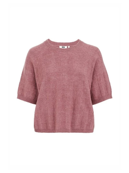 Obrázek produktu Jednoduché tričko WE Fashion melírovaná světle růžová