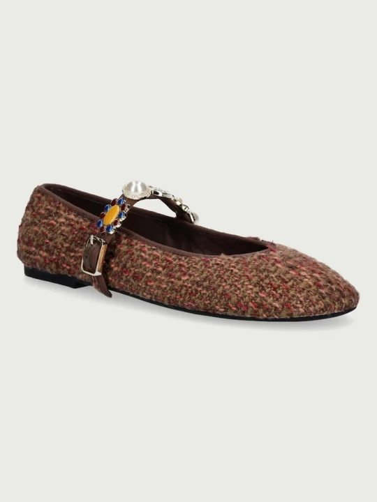 Obrázek produktu Jeffrey Campbell baleríny Amarissa hnědá