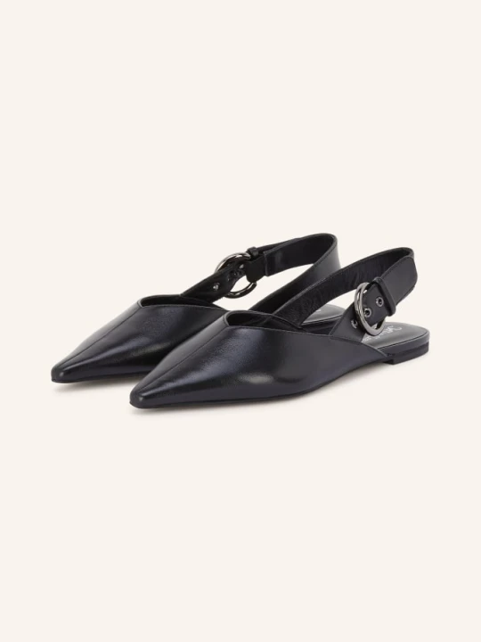 Obrázek produktu Jeffrey Campbell Baleríny Slingballerinas Scone černá / stříbrná