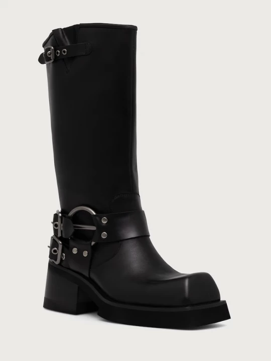 Obrázek produktu Jeffrey Campbell kotníkové boty dámské kožené FRAUDULENT černá