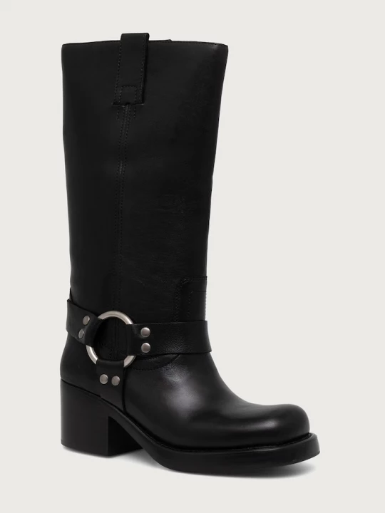 Obrázek produktu Jeffrey Campbell kotníkové boty motocyklové dámské kožené REFLECTION černá