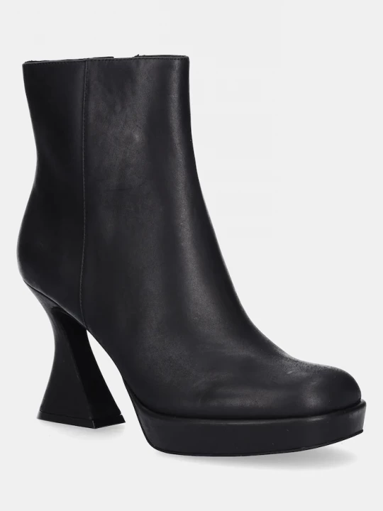 Obrázek produktu Jeffrey Campbell Kožené kotníkové boty Jeffrey Campbell HUMANITY černá