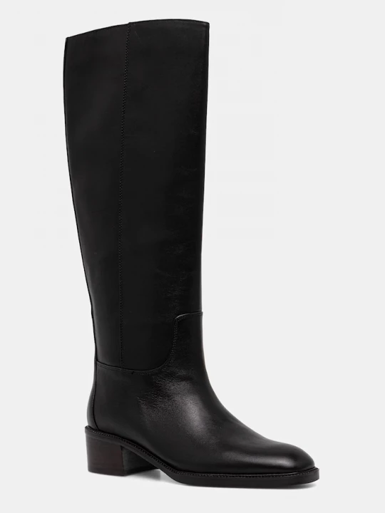 Obrázek produktu Jeffrey Campbell Kožené kozačky Jeffrey Campbell LADA černá