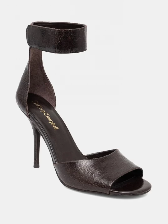 Obrázek produktu Jeffrey Campbell Kožené sandály Jeffrey Campbell LA-VIDA hnědá