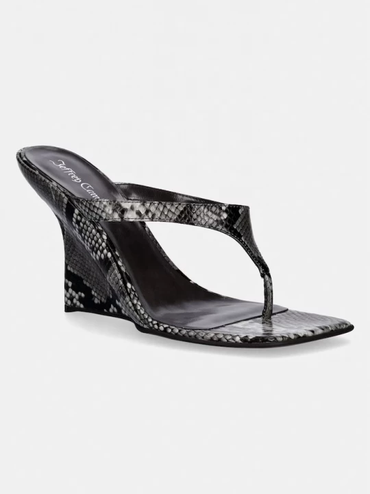 Obrázek produktu Jeffrey Campbell Kožené žabky Jeffrey Campbell ROMEE černá