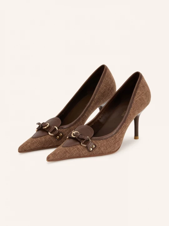 Obrázek produktu Jeffrey Campbell Lodičky Walk-Thru hnědá